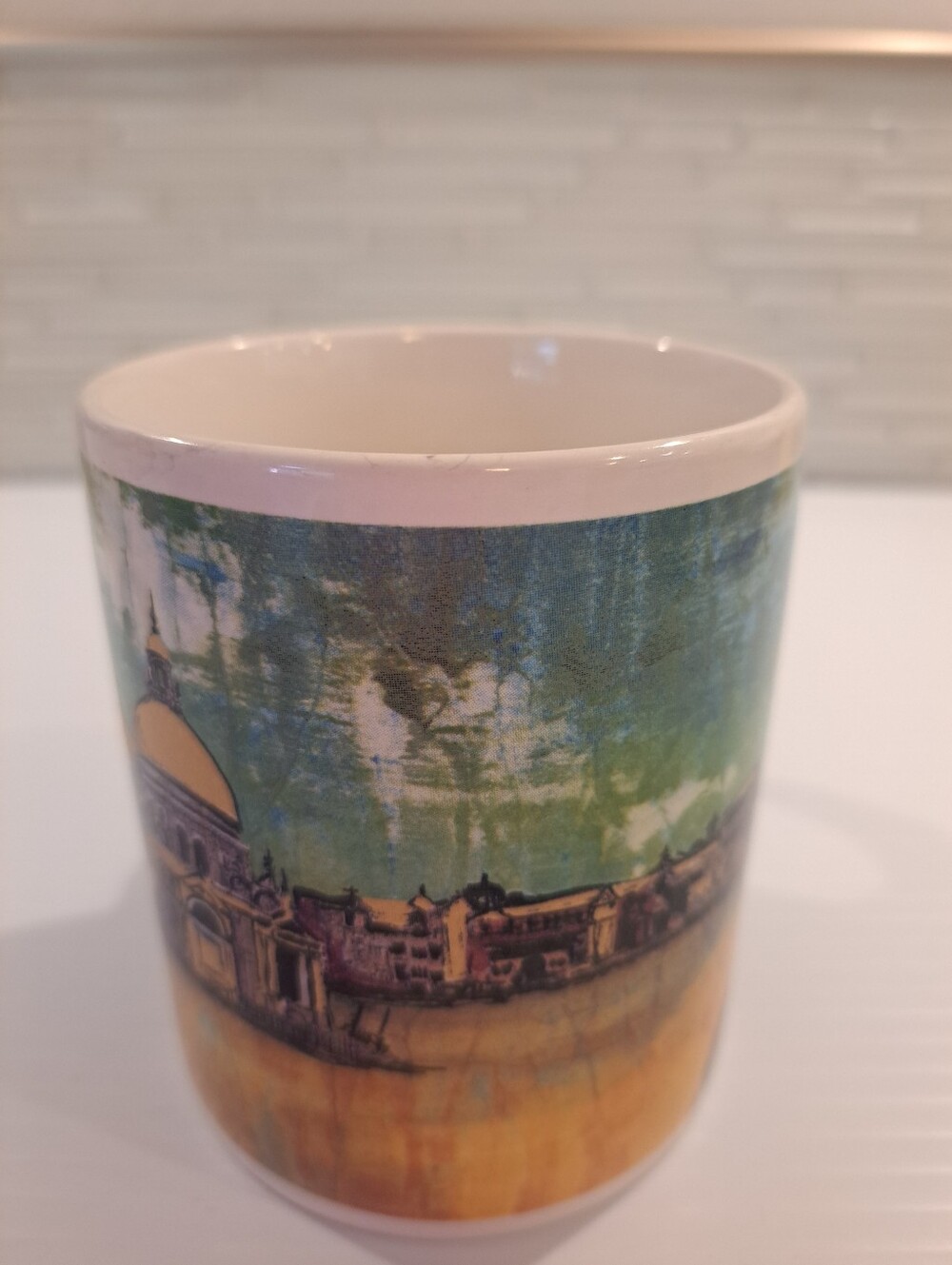 Buon Giorno Coffee Cup, Shelly Masters Coffee Mug, Fine Art Rome Italy - Picture 2 of 9